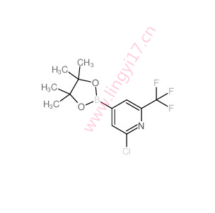 2-氯-6-(三氟甲基)吡啶-4-硼酸頻那醇酯，CAS號：1218790-05-6