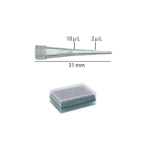 Watson 10ul盒裝濾芯吸頭, 無(wú)菌帶刻度1251P-204CS