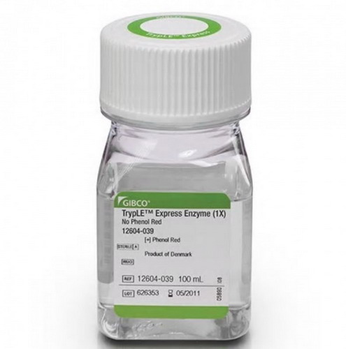 美國(guó)Gibco TrypLE Express穩(wěn)定胰酶替代酶(1X)無酚紅12604039