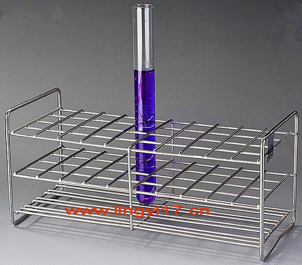 LY15-40不銹鋼試管架，適合直徑&Phi;14.5～&Phi;16試管，40個孔，孔徑17mm