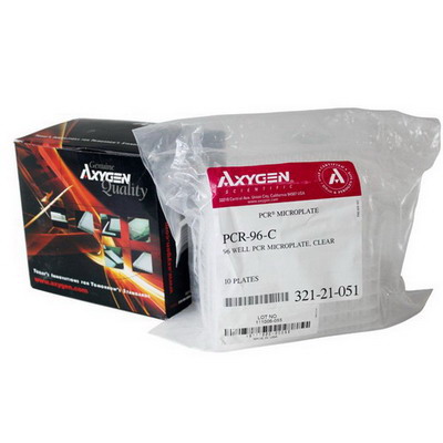 愛思進(jìn)96孔PCR微孔板，透明無裙邊PCR-96-C