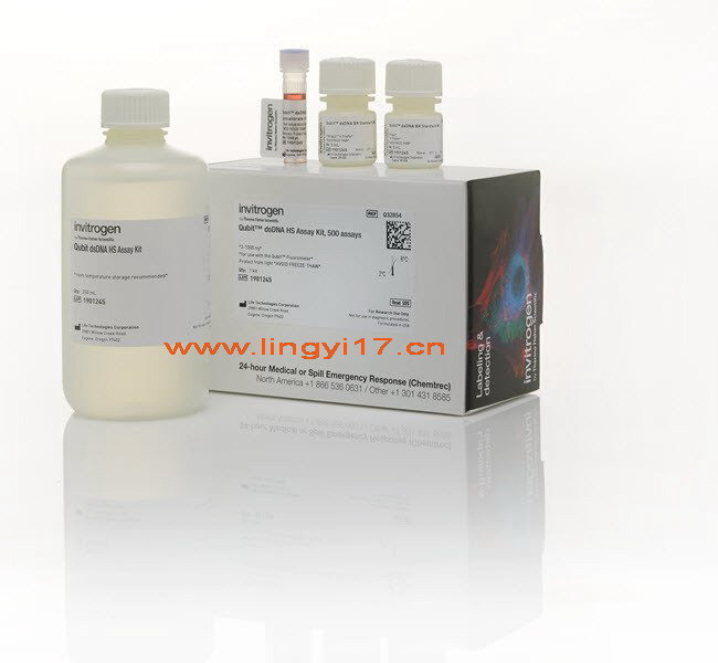 美國life Invitrogen Q32854 Qubit dsDNA HS Assay Kit
